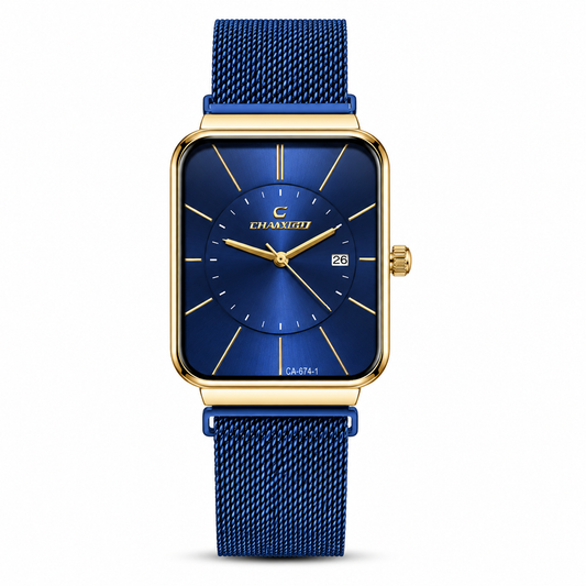 Chaxigo Royal Blue Mesh Watch