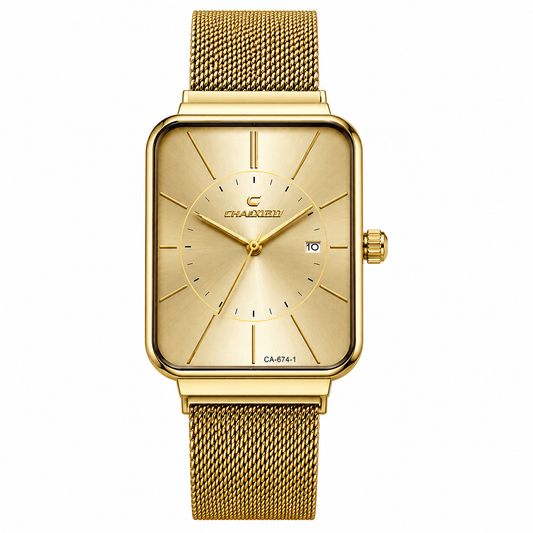 Chaxigo Royal Gold Mesh Watch