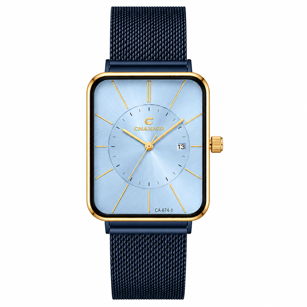 Chaxigo Sky Blue Prestige Mesh Watch