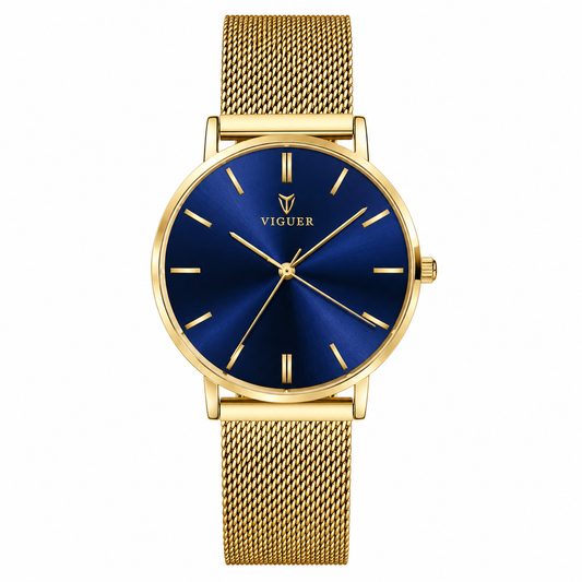 Viguer Royal Blue Mesh Gold Edition