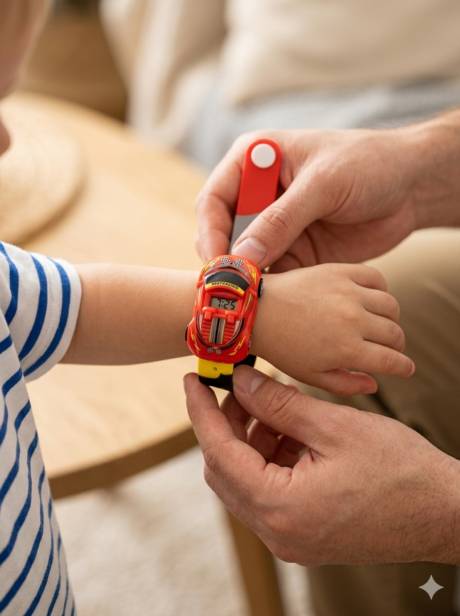 Turbo Racer Kids Digital Car Watch